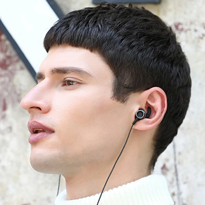 Qkz 2pcs Zinc Alloy In Ear Stereo Earbud Headphones Wire Controlled Sports Subwoofer Music Headphones CK9 CK1
