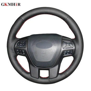 

Hand-stitched Soft Artificial Leather Car Steering Wheel Cover for Ford Ranger 2016 2017 2018 2019 Everest 2016 2017 2018 2019