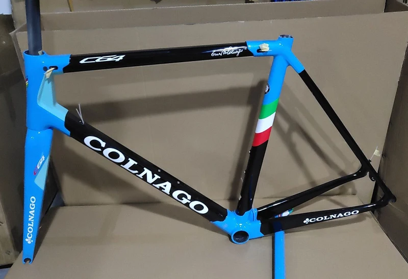 T1100 матовый или глянцевый однонаправленный композит черный bule Colnago C64 карбоновая рама велосипеда для механической группы и