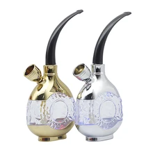 Двойного назначения стеклянная бутылка Бонг для курения портативный мини кальян сигарета Табак держатель трубы с трубчатым фильтром