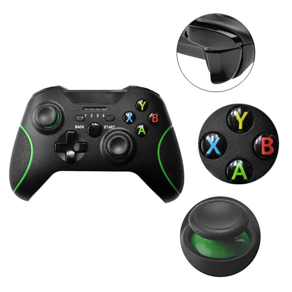 

2023For Xbox One 2.4G Wireless Handle Game Handle Compatible With Xboxone Host PS3 Android Phone PC With Bracket Adapter