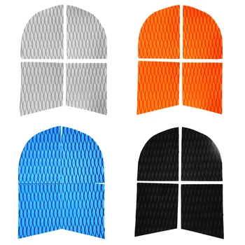 

4 Pcs Adhesive Anti-slip EVA Dog Traction Pad Deck Grip Mat Tail Pad Trim Sheet for SUP Paddleboard Surfboard Water Sports