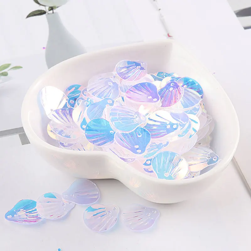 LC/13 мм прозрачный фантомный корпус/10 грамм блёстки ПВХ плоский для DIY Изготовление карт крафт цветная коллекция