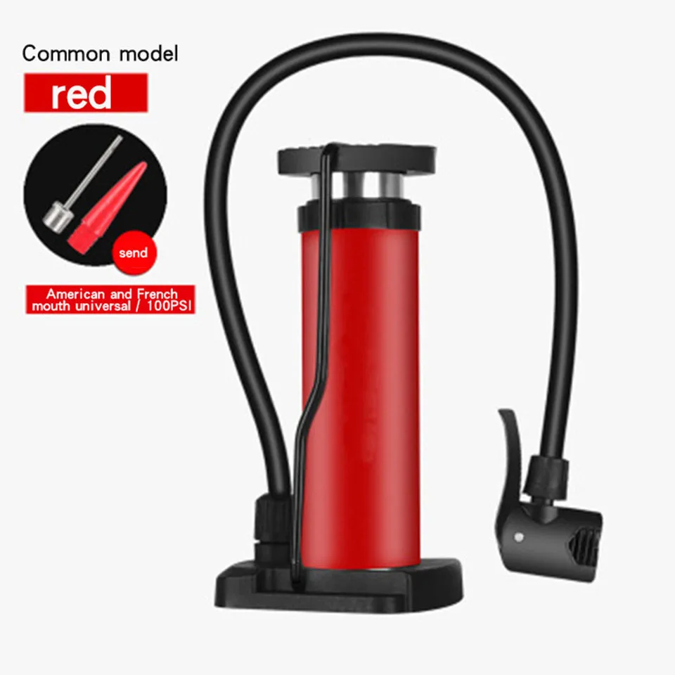 Pompa Per Bici Mtb Ultraleggera Gonfiatore Per Bicicletta Portatile Piede Bomba De Ar Bicicleta 100/120 Psi Pompa Per Bicicletta Ad Alta Pressione