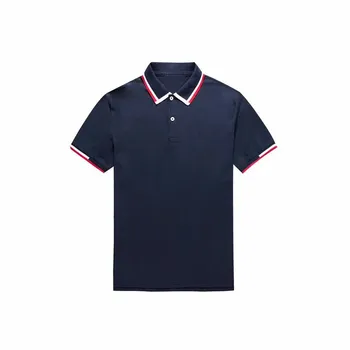 

Neckline Colorblock Top Quality Men's Short Sleeve Crocodile Polo Shirts Summer 100%cotton Casual Shirt For Men Fashion Homme