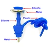 Hookah Liquor Bottle Silicone Kit Flavor Smoking Set Whiskey Glass Vodka Champagne Water Pipe Hiking Hookha Stem Travel Nargileh 3
