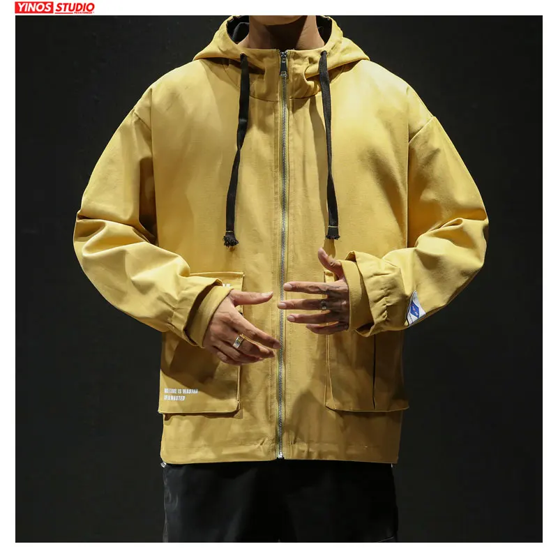 Дропшиппинг 2020 осенние толстовки модные пальто карго мужские уличные