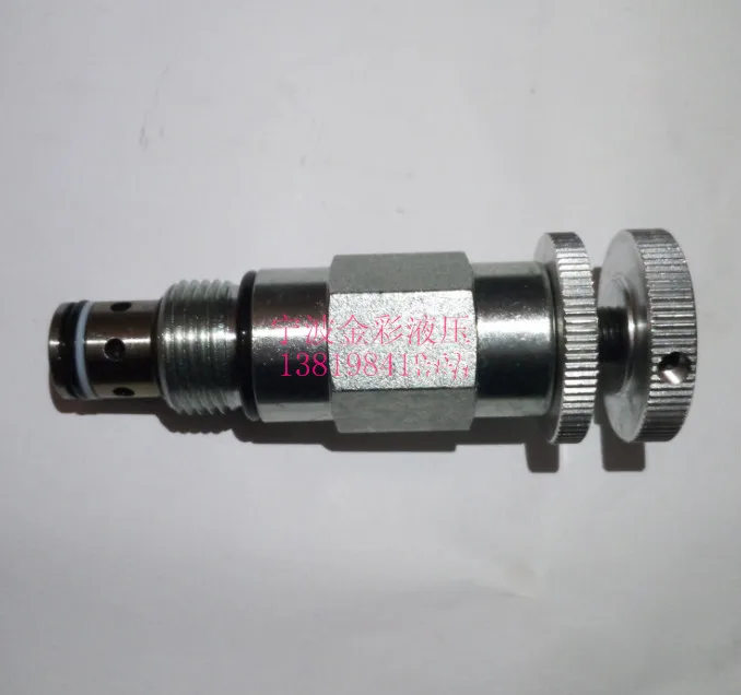 

Hydraulic pressure regulation rv10-00 direct acting large handle threaded cartridge overflow valve