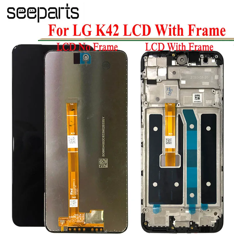 Новый оригинальный ЖК-дисплей для LG K42 сенсорный экран дигитайзер панель в сборе
