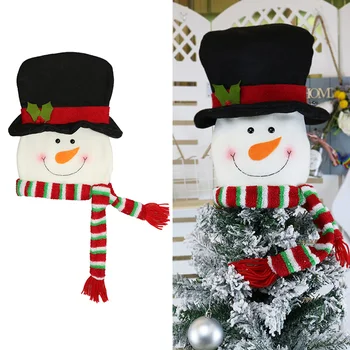 

New 2020 Year Christmas Tree Top Decoration Christmas Tree Pendant Christmas Decoration For Home Decorating Christmas Tree Cap