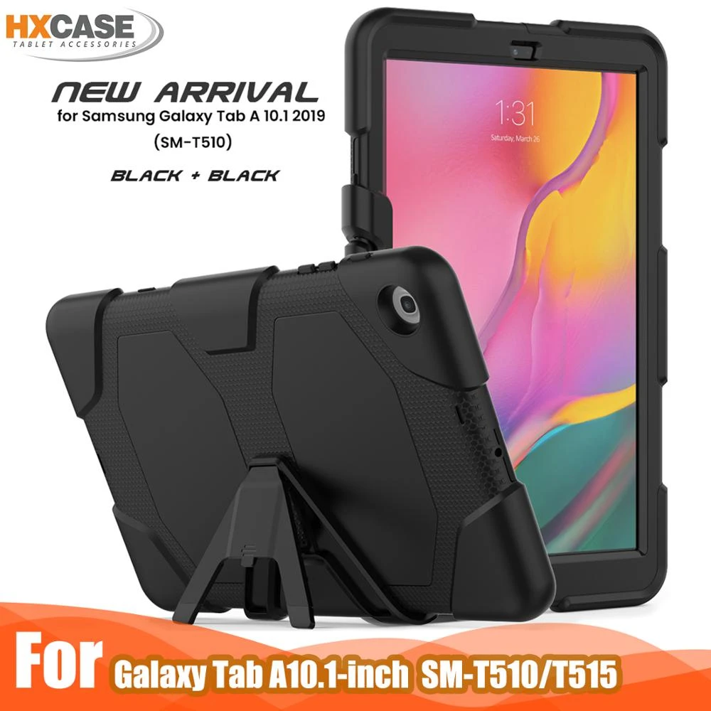 Shockproof silicone tablet case For samsung galaxy tab a 10.1 T510 T515 2019 with Detachable Kickstand Shockproof Cover|Tablets & e-Books Case| - AliExpress