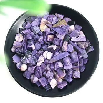 

50g 9-12mm Natural Tumbled Charoite Quartz Crystal Stone Rocks Specimen Healing Natural Stones and Minerals