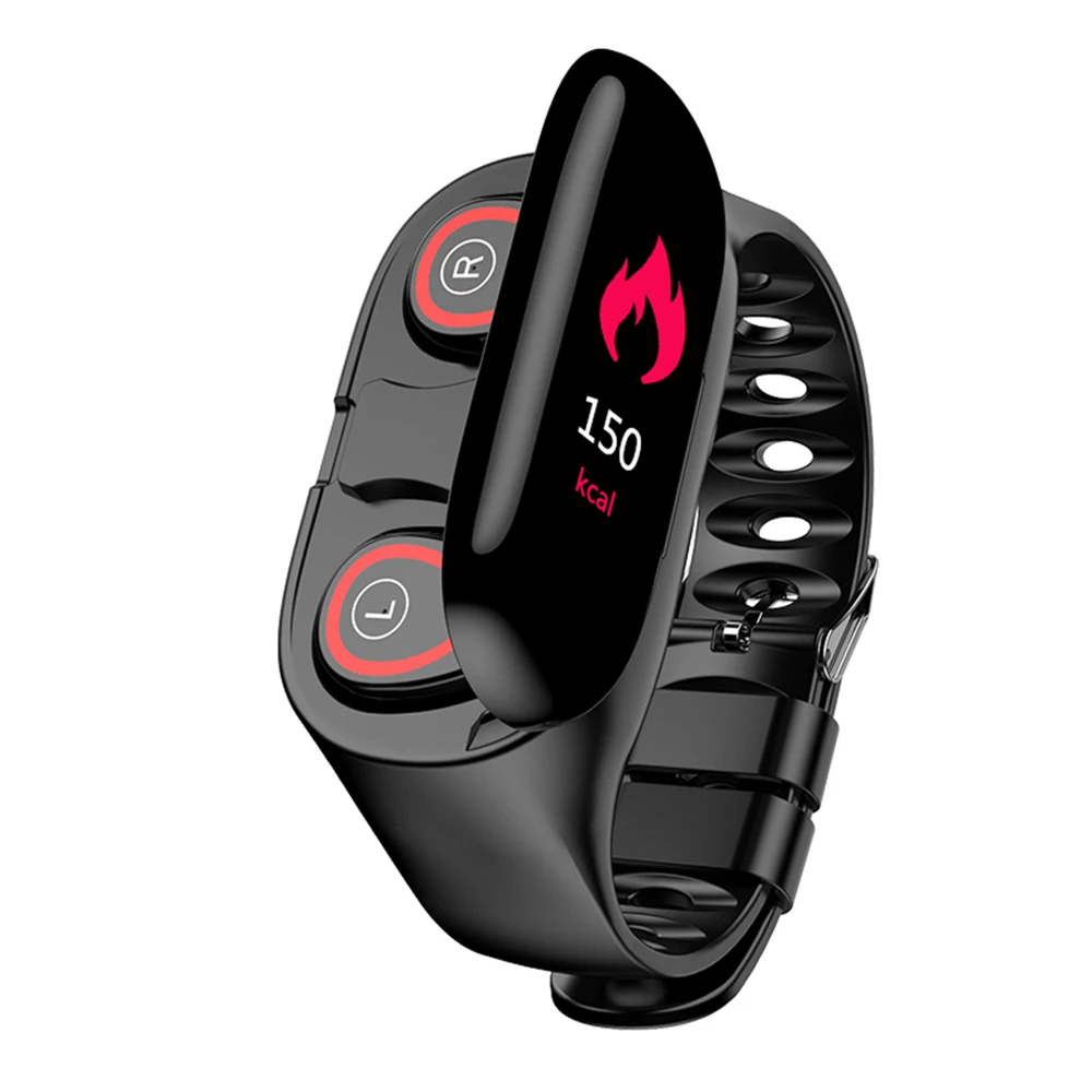 

2019 Newest AI Smart Watch Men Women Bluetooth Headphone Blood Pressure Heart Rate Monitoring aiovcocie Smart Watch Android IOS