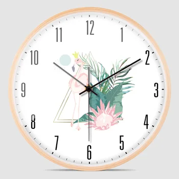 

14 Inch Silent Wall Clock Personality Nordic Silent Quartz Watch Living Room Bedroom jia yong zhong