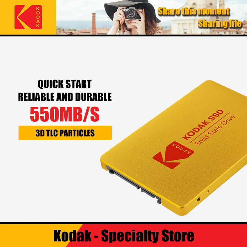  Kodak Digital X100 SSD 120GB 240GB 480GB SATA 3 25 zoll Interne Solid State Drive HDD Fest festplat