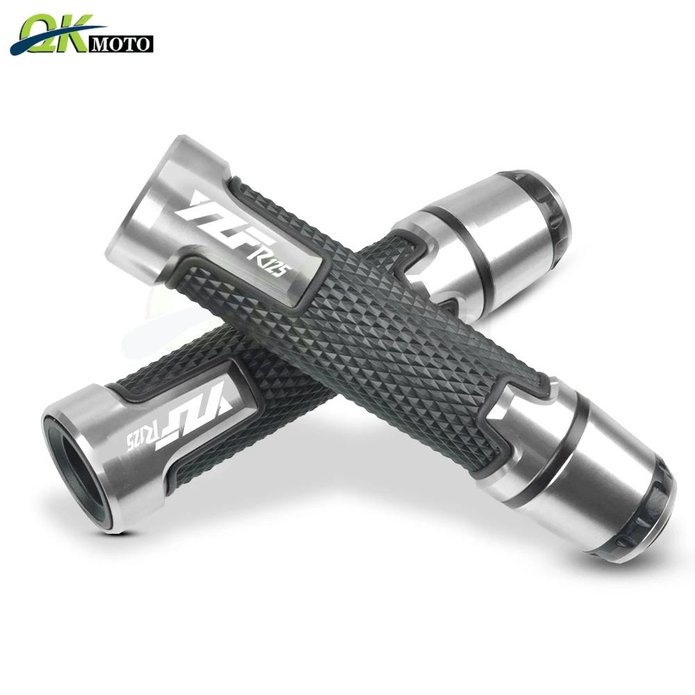 Аксессуары для мотоциклов 7/8 ''22 мм CNC алюминиевая рукоятка руля и ручка торцевой слайдер колпачок штекер для Yamaha yzf r125 YZF R125