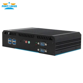 

Fanless Industrial Mini PC Intel Core i3 5005U Windows 10 Pro Rugged ITX Case Mini Computer 2 LAN VGA HD DP RS232 RS485