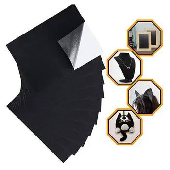 

Black Felt Fabric Adhesive Sheets with Sticky Glue Back for Art & Crafts wood glue for furniture