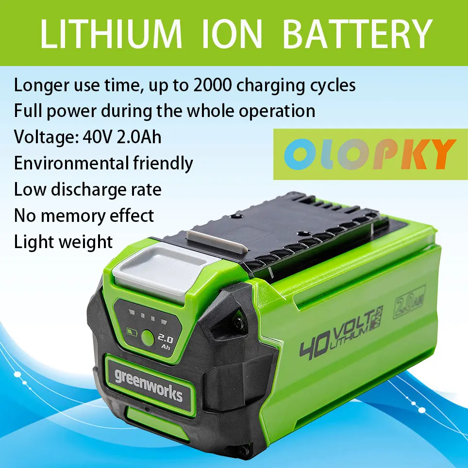 20212 packs of 18V 4.0Ah lithium ion 