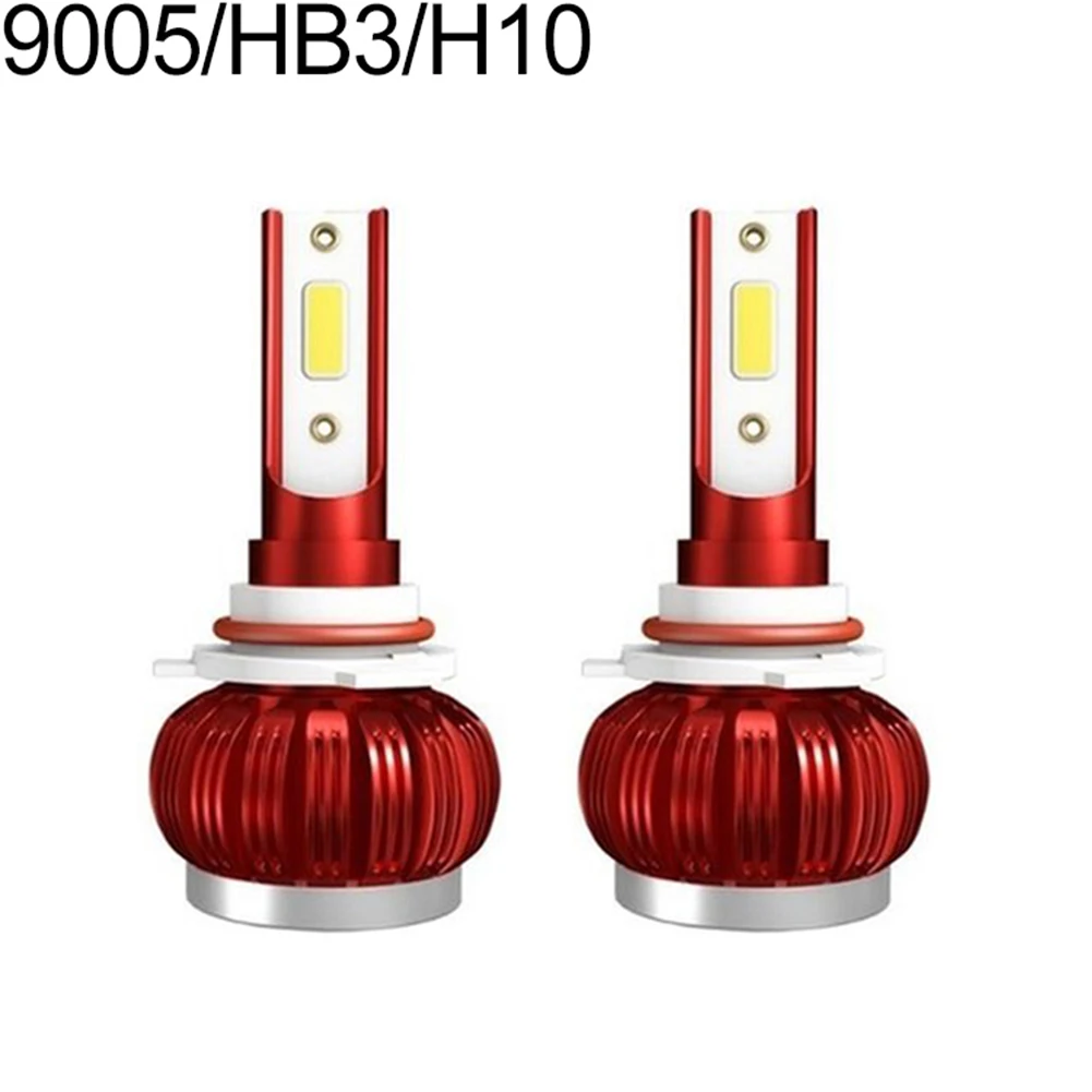 2 шт. H1 H8 H9 H11 H7 HB3 9006 HB4 автомобильные COB 6000K супер яркие лампы светодиодный головной фонарь маска для камеры заднего вида carros аксессуары