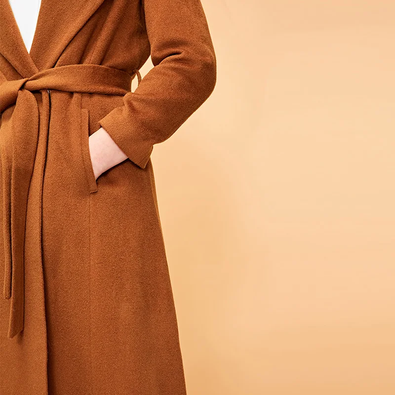 Vero Moda женское приталенное пальто средней длины из 61% шерсти | 318327523