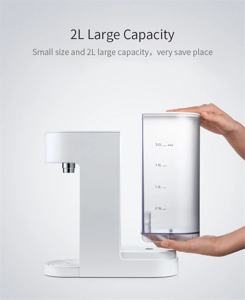 Xiaomi Viomi моя-2 2050 W/2l 1 среднего почти мгновенно нагревающий воду диспенсер 5-ступенчатая Температура воды быстрый нагрев бойлер газовый котел водонагреватель