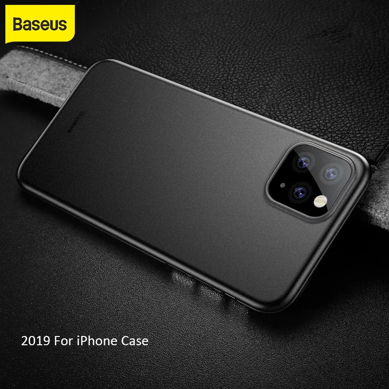 Защитный чехол Baseus для iPhone 11 Pro Max ультратонкие задние Чехлы сотовых телефонов