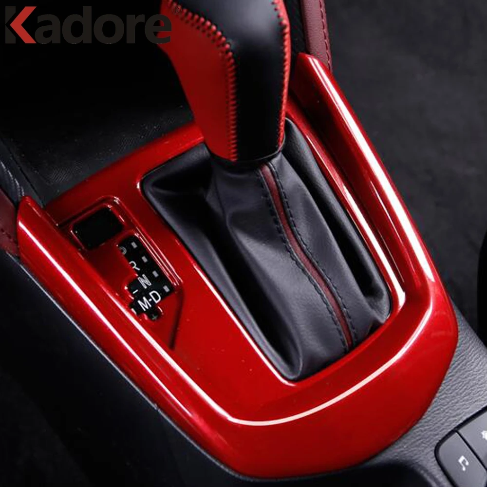 Для Mazda CX 3 CX3 2017 2018 2019 2020 ABS красный цвет коробка переключения передач автомобиля