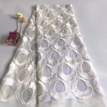 

Latest French Nigerian Laces Fabric High Quality Tulle African Laces Fabric Wedding African French Tulle Lace Material T31081