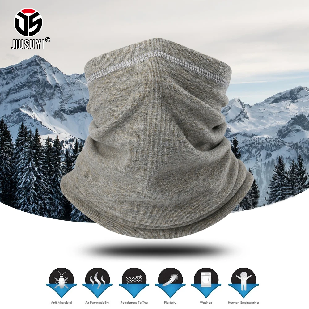 Зимний Теплый гетры для шеи, маска для лица, защитный трубчатый шарф, повязка на голову, повязка на голову, эластичная мягкая Ветрозащитная маска для катания на лыжах, сноуборде, для мужчин и женщин