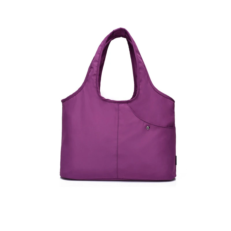 Большая вместительная сумка для путешествий, портативная модная простая сумка для мам, многофункциональная, несколько цветов,, женские сумки через плечо - Цвет: purple