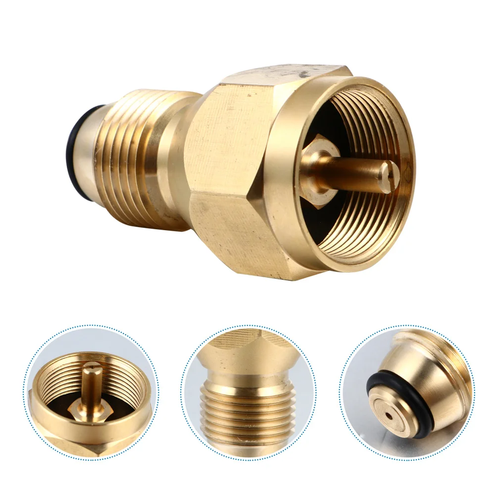 

1Pc Propane Tank Adapter Nice Fine Safe Converter Connector Part Tool