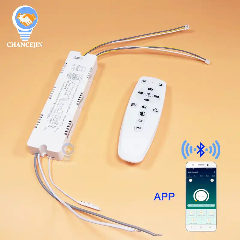 40 54W 180 265V Stepless dimming power supply 2.4G remote control dimmer driver for LED ceiling
