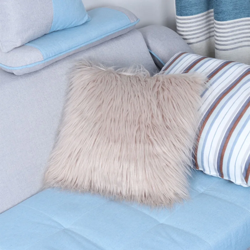 

New Plush Pillow Cover Sofa Cushion Cover Home Large Pillow Plush Cushion Set Coreless Pillowcase Cushion Cover Car Decorations