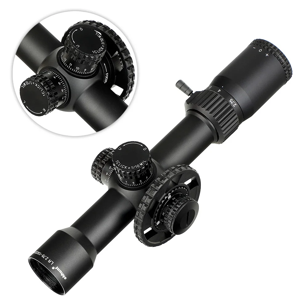 Ohhunt оптика LR 2,75-15X32 SFIR тактический прицел стекло травленая сетка сторона параллакса револьверный замок сброс охотничьи оптические прицелы