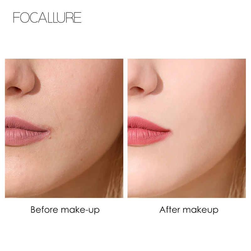 FOCALLURE рассыпчатая пудра для лица макияж с контролем жирности прозрачная консилер