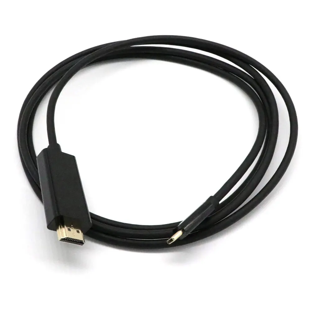 1,8 метров USB 3,1 type C к HDMI 4K 60 Гц 6,6 футов кабель для samsung S10 S9 USB-C к HDMI HDTV 4K кабель