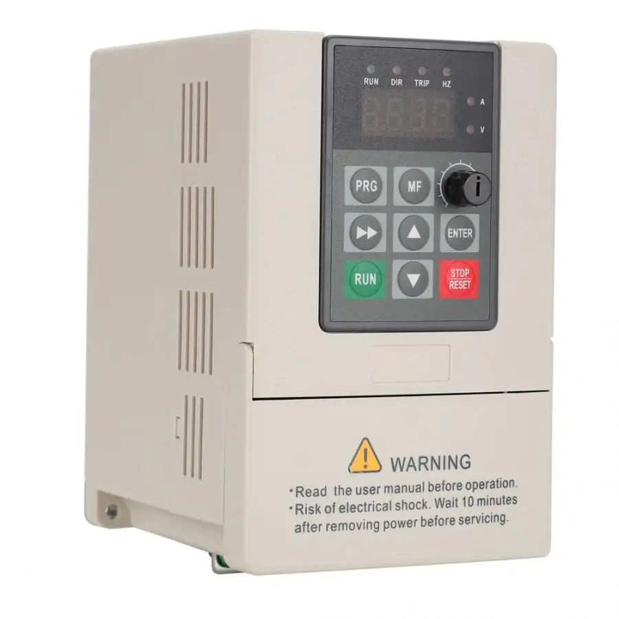 

Variable Frequency Drive 110V 1.5KW 10A Single Phase Input 3 Phase Output VFD Frequency Inverter Converter