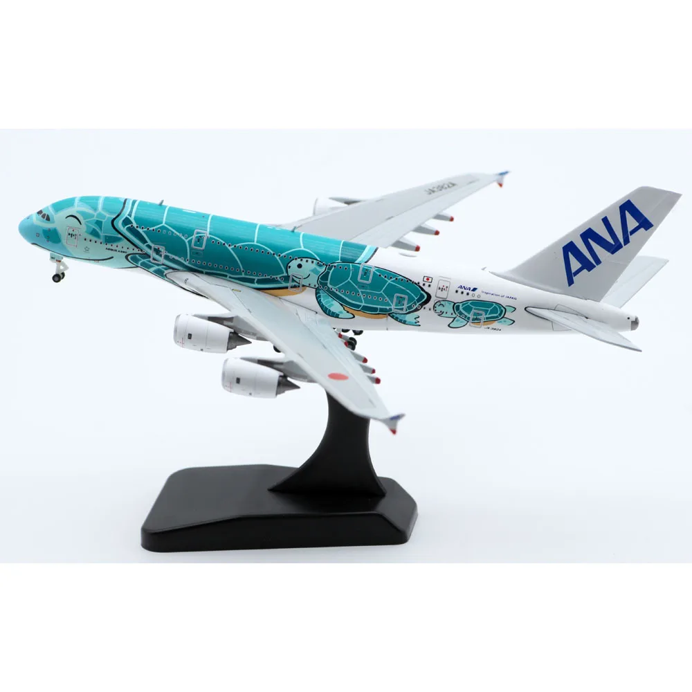 JC Wings 全日本空輸 ANA 1:500 A380 JA382A ANA All Nippon Airbus A380 Flying Honu Kai Turtle Green