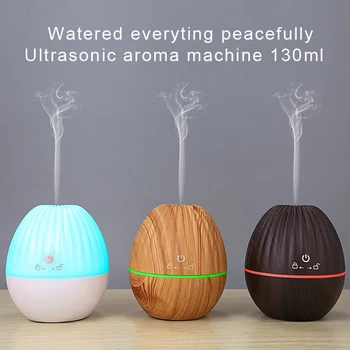 

130ml Humidifier Aroma Diffuser Mute USB Air Humidifier Essential Oil Aroma Machine for Home Office With 7 Colors Night Light