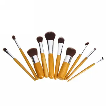 

10pcs/set Bamboo Brushes Foundation Makeup Set