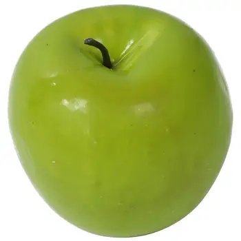 

12 pcs Decorative Large Artificial Green-Apple Plastic Fruits Home Party Decor