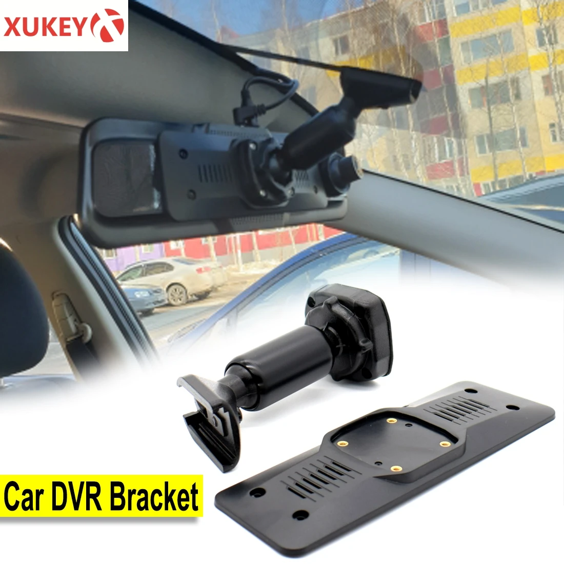 Dash Camera Mirror Mount Holder Kit, Dash Cam Mount for Rove R2-4K Dashcam,  AZDOME M01 Pro, M17, M16, GS63H, GS65H Car Camera