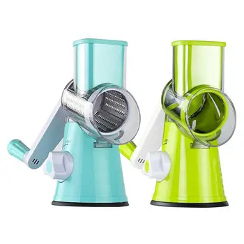 

Slicer Rotary Drum Grater Nut Shredder Veggie Cutter Multifunctional Drum Rotary Grater Kitchen Tool Nicer Dicerquick Hand-cutt
