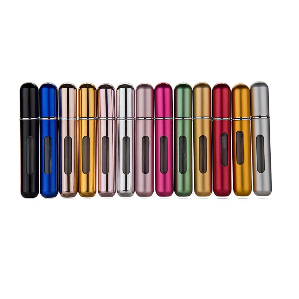 

8ML Refillable Perfume Bottle Aluminum Spray Atomizer Portable Travel Cosmetic Container Perfume Bottle