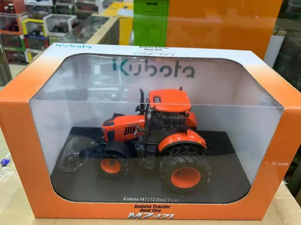 Universal Hobbies 1 32 Kubota M7172 19 6 Wheels Tractor Diecast Model Uh5387 Diecasts Toy Vehicles Aliexpress
