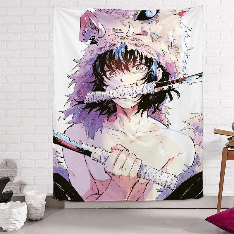 Kawaii Room Decor Hanging Cloth Anime Background Cloth Bedroom Room Bedside Wall Decorative Tapestry Cute Decor tapestry decor,anime wall decor
