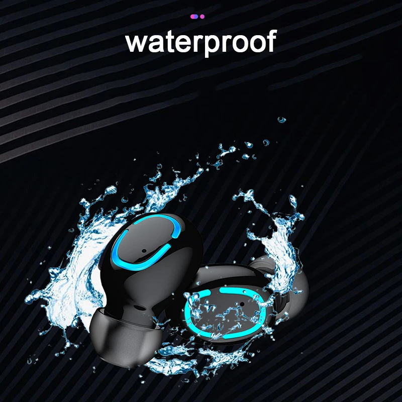 Новые Bluetooth 5,0 наушники TWS Беспроводные спортивные свободные наушники 3D стерео игровая гарнитура с микрофоном зарядная коробка водонепроницаемый наушник
