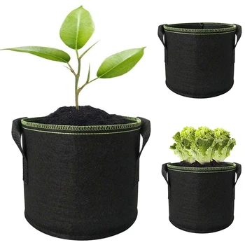 

home garden Breathable Potato Tomato Vegetable moestuin Plant Growth Bag jardin Vertical Garden Grow Bag pot