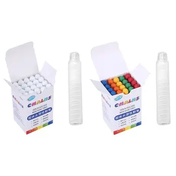 

20Pcs Dustless White Drawing Chalk For School Education Chalks Stationary Office B95C